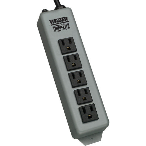 Multiprise métallique Tripp Lite Waber 5-15R 5 prises 5-15P 15 pi - NEMA 5-15P - 15 pi 602-15