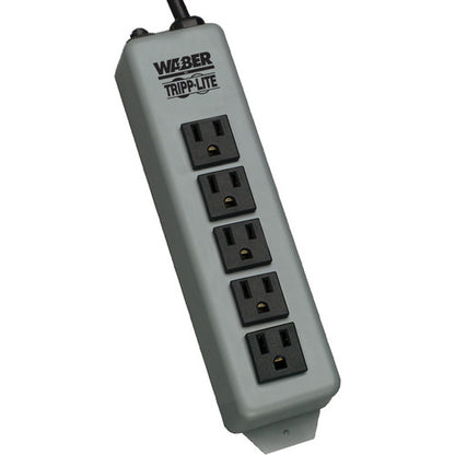 Multiprise métallique Tripp Lite Waber 5-15R 5 prises 5-15P 15 pi - NEMA 5-15P - 15 pi 602-15