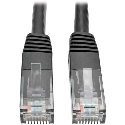 Câble de raccordement moulé Gigabit Cat6 Tripp Lite par Eaton (RJ45 M/M), noir, 10 pi N200-010-BK