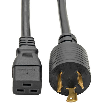 Câble d'extension de cordon d'alimentation Tripp Lite 6 pieds L6-20P vers C19 robuste 20 A 12 AWG 6' P040-006
