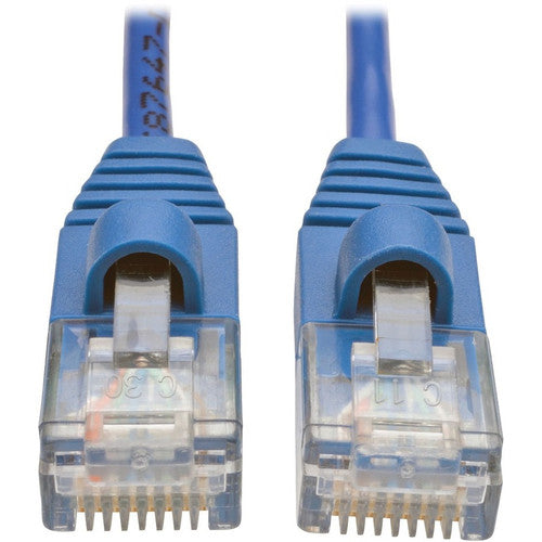 Câble de raccordement UTP moulé Cat5e 350 MHz Tripp Lite by Eaton (RJ45 M/M), bleu, 1,2 m N001-S04-BL