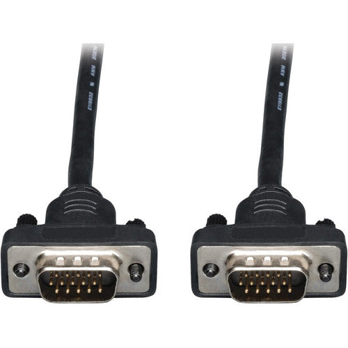 Câble coaxial VGA pour moniteur Tripp Lite 15 pieds à profil bas avec RVB haute résolution HD15 M/M 15' P502-015-SM
