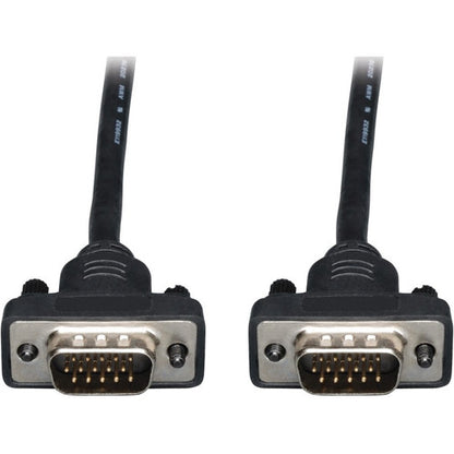 Câble coaxial VGA pour moniteur Tripp Lite 15 pieds à profil bas avec RVB haute résolution HD15 M/M 15' P502-015-SM