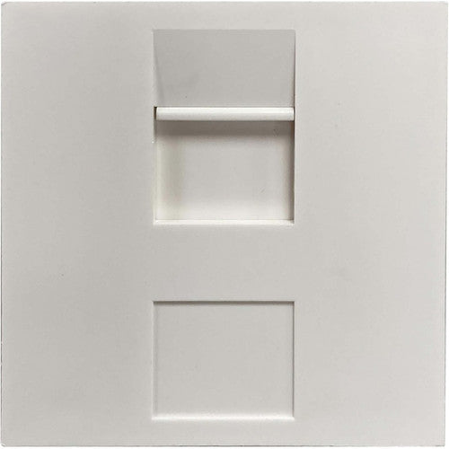 Module à obturateur non chargé de style britannique Tripp Lite by Eaton à 1 port, 50 x 50 mm, blanc N042U-WM1-S