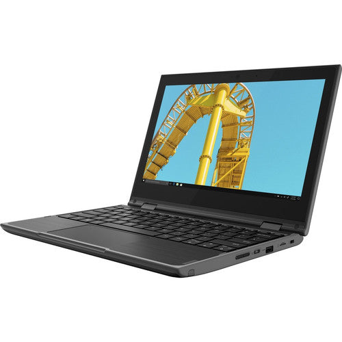 Ordinateur portable 2 en 1 Lenovo 300e Windows 2e génération 81M9007EUS 11,6" à écran tactile - HD - 1366 x 768 - Intel Celeron N4120 Quad-core (4 cœurs) 1,10 GHz - 4 Go de RAM totale - SSD 128 Go - Gris 81M9007EUS