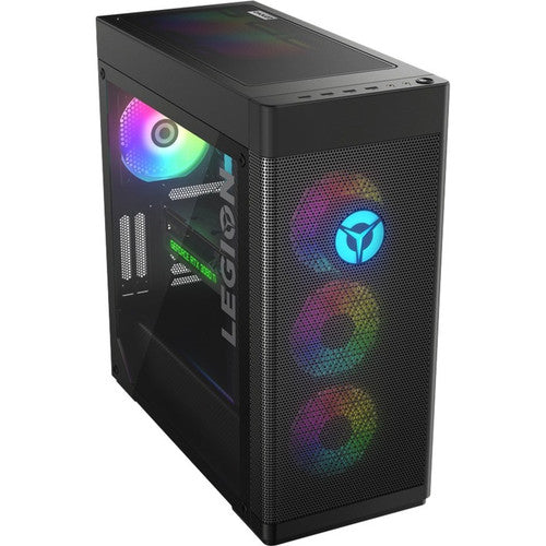 Ordinateur de bureau de jeu Lenovo Legion T7 34IAZ7 90S1000JUS - Intel Core i9 12e génération i9-12900K Hexadéca-core (16 cœurs) 3,20 GHz - 64 Go RAM DDR5 SDRAM - 2 To SSD M.2 PCI Express NVMe 4.0 x4 - Tour - Noir 90S1000JUS