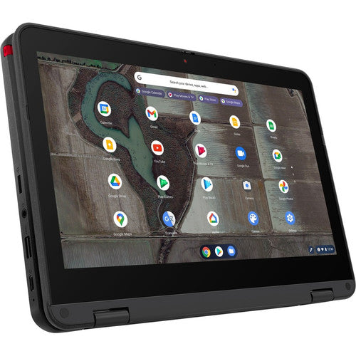Lenovo 500e Chromebook Gen 3 82JB0000US Chromebook convertible 2 en 1 11,6" LTE Advanced - HD - 1366 x 768 - Intel Celeron N5100 Quad-core (4 Core) 1,10 GHz - 4 Go de RAM totale - 32 Go de mémoire flash - Gris 82JB0000US