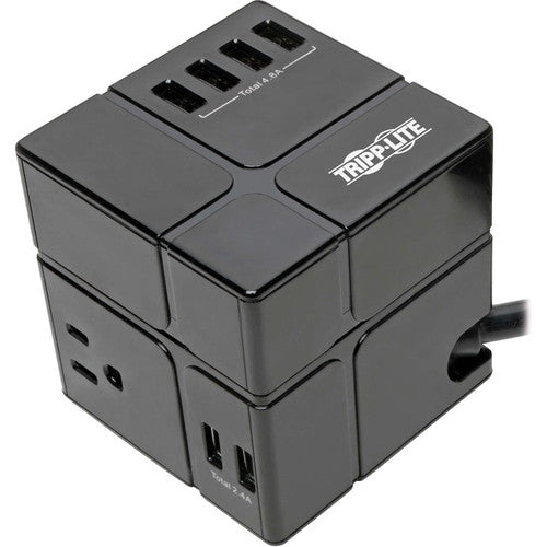 Parasurtenseur/protecteur de surtension à 9 prises Tripp Lite par Eaton Safe-IT TLP368CUBEUAM TLP368CUBEUAM