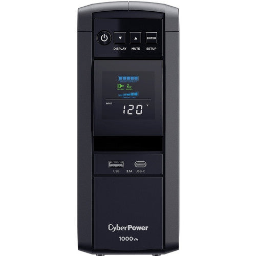 Système d'onduleur CyberPower CyberPower CP1000PFCLCDTAA conforme à la norme TAA CP1000PFCLCDTAA