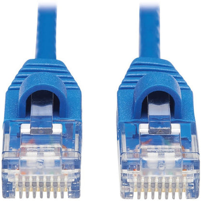 Câble de raccordement réseau UTP moulé Cat6a 10G anti-accroc Tripp Lite by Eaton (M/M), bleu, 15 pi. N261-S15-BL
