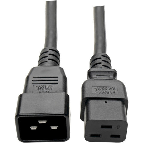 Câble d'extension de cordon d'alimentation Tripp Lite 10 pieds C19 à C20 robuste 15 A 14 AWG 10' P036-010-15A