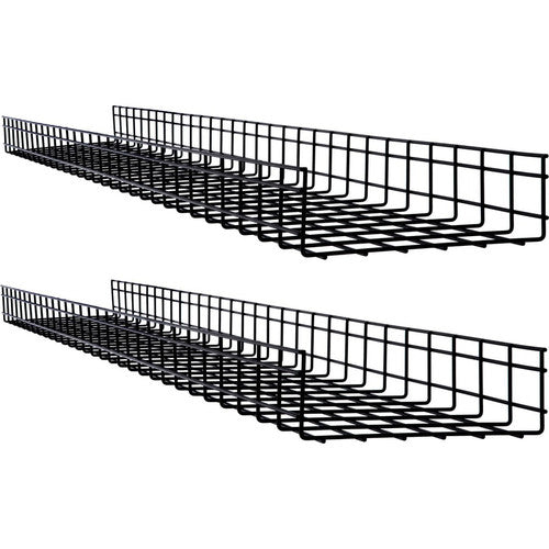 Chemin de câbles en treillis métallique Tripp Lite par Eaton - 300 x 100 x 1 500 mm (12 po x 4 po x 5 pi), paquet de 2 SRWB12410X2STR