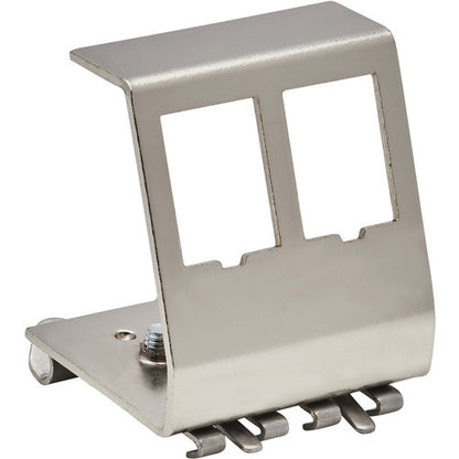 Support de rail DIN Tripp Lite par Eaton N063-002 pour module Keystone, coupleur en ligne - Argent - Conforme TAA N063-002
