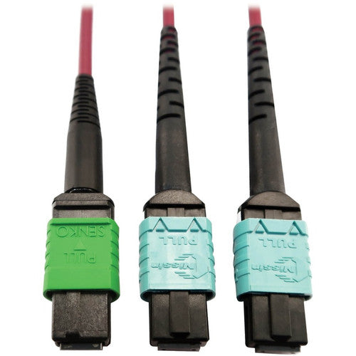 Câble à fibre optique multimode 400G 50/125 OM4 Tripp Lite par Eaton N846D-03M-16DMG, magenta, 3 m N846D-03M-16DMG