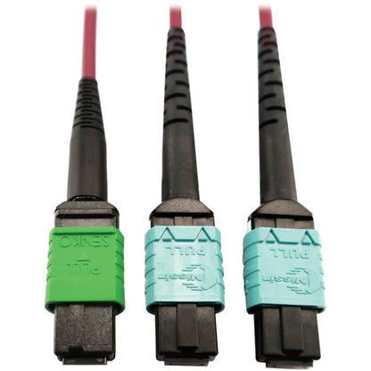 Câble à fibre optique multimode 400G 50/125 OM4 Tripp Lite par Eaton N846D-03M-16DMG, magenta, 3 m N846D-03M-16DMG