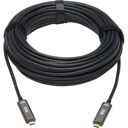 Câble optique actif à fibre optique USB 3.2 Gen 2 Tripp Lite par Eaton, M/M, 15 m (49 pi) U420F-15M-D3