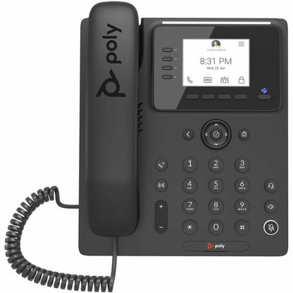 Téléphone IP Poly CCX 350 - Filaire - Filaire - Bureau, Montage mural - Noir 8F3G3AA#ABA