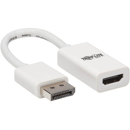 Adaptateur DisplayPort vers HDMI 4K Tripp Lite par Eaton P136-06N-HDR-W - M/F, blanc P136-06N-HDR-W