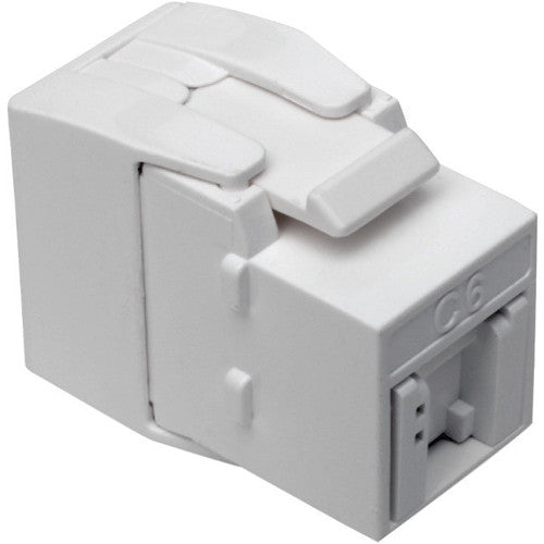 Prise Keystone Cat6a/Cat6/Cat5e Tripp Lite par Eaton N238-001-GY-TF, blanche, TAA N238-001-GY-TF