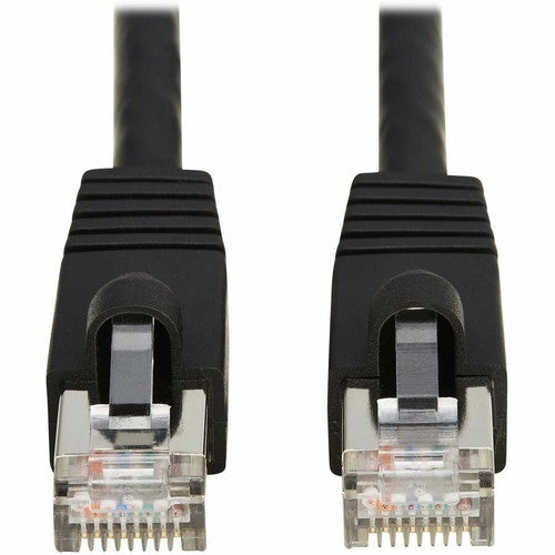 Câble Ethernet SSTP Cat8 40G sans accroc Tripp Lite par Eaton (RJ45 M/M), PoE, noir, 1,5 m (5 pi) N272-F05-BK