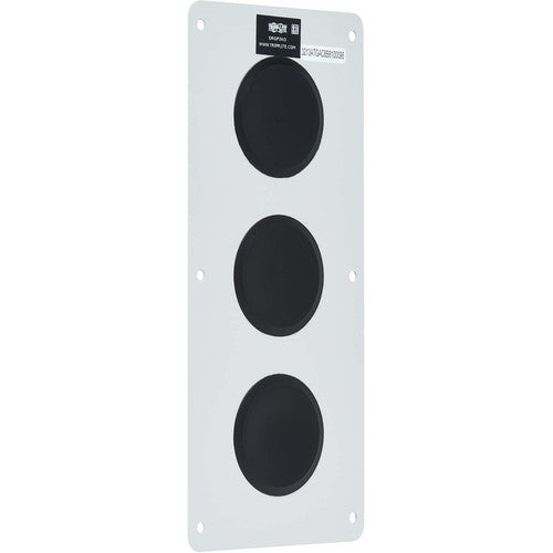 Tripp Lite by Eaton SmartRack Cable Gland Plate for NEMA-Rated Enclosure Cabinets, 3 Ports (2 in.) SRGP2KO