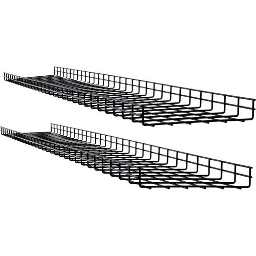 Chemin de câbles en treillis métallique Tripp Lite par Eaton - 300 x 50 x 1 500 mm (12 po x 2 po x 5 pi), paquet de 2 SRWB12210X2STR
