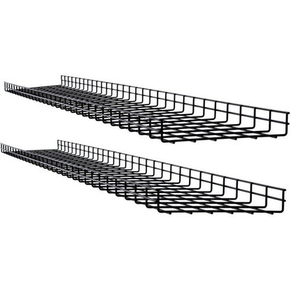 Chemin de câbles en treillis métallique Tripp Lite par Eaton - 300 x 50 x 1 500 mm (12 po x 2 po x 5 pi), paquet de 2 SRWB12210X2STR