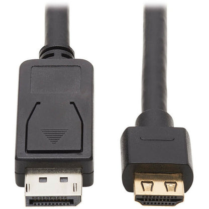 Câble DisplayPort vers HDMI 4K Tripp Lite par Eaton P582-010-4K6AE - M/M, 10 pi, noir P582-010-4K6AE