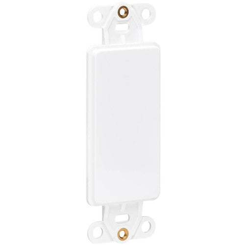 Plaque centrale Tripp Lite par Eaton, style Decora - Vertical, vierge N042D-100V-WH