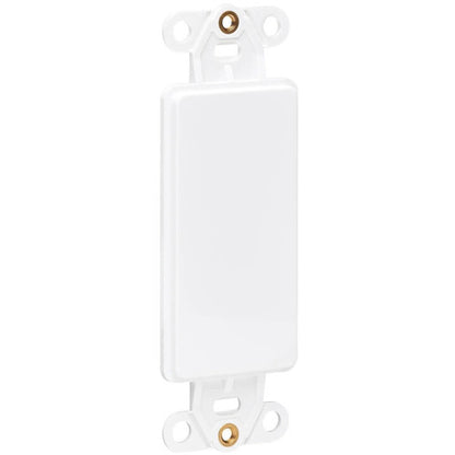 Plaque centrale Tripp Lite par Eaton, style Decora - Vertical, vierge N042D-100V-WH