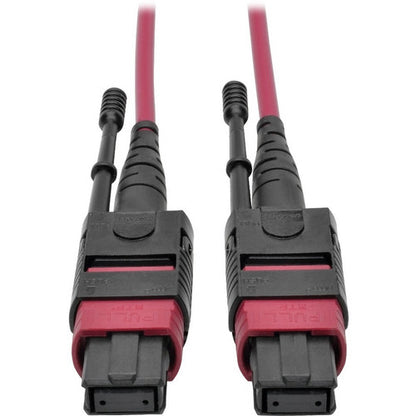 Câble de raccordement multimode MTP/MPO Tripp Lite par Eaton N845-05M-12-MG, magenta, 5 m N845-05M-12-MG