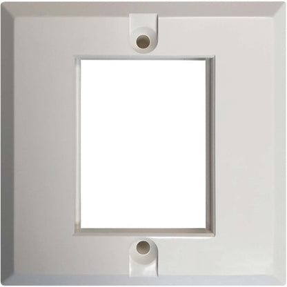 Tripp Lite by Eaton 1-Port UK-Style Gang Frame for 6C-Type Insert Module, White N042U-WF1-6C