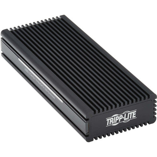 Boîtier de disque dur Tripp Lite by Eaton U457-1M2-NVME-L - Interface hôte USB 3.2 (Gen 2) Type C - Prise en charge UASP externe - Noir U457-1M2-NVME-L