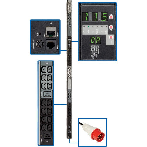 PDU surveillé Tripp Lite par Eaton PDU3XVN6G20 48 prises PDU3XVN6G20