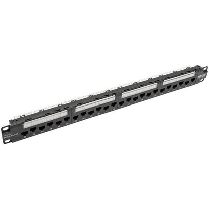 Panneau de brassage Cat6a/Cat6/Cat5e 110 à montage en rack 1U 24 ports Tripp Lite par Eaton N252-024-6A N252-024-6A