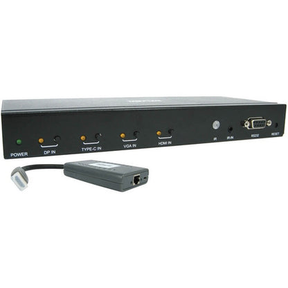 Kit commutateur/extendeur de présentation 4 ports sur Cat6 Tripp Lite par Eaton B320-4X1-MHB-K B320-4X1-MHB-K