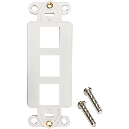 Prise murale antibactérienne à 3 ports Tripp Lite par Eaton N042DAB-003V-IV, ivoire N042DAB-003V-IV