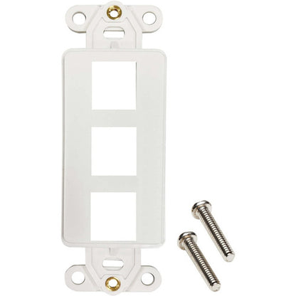 Prise murale antibactérienne à 3 ports Tripp Lite par Eaton N042DAB-003V-IV, ivoire N042DAB-003V-IV