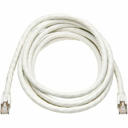Câble Ethernet SSTP Cat8 40G sans accroc Tripp Lite par Eaton (RJ45 M/M), PoE, blanc, 3,7 m (12 pi) N272-F12-WH