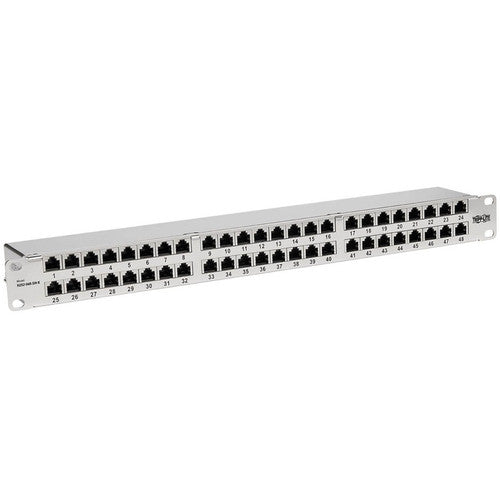 Panneau de brassage Cat6 48 ports Tripp Lite par Eaton N252-048-SH-K, 1U N252-048-SH-K