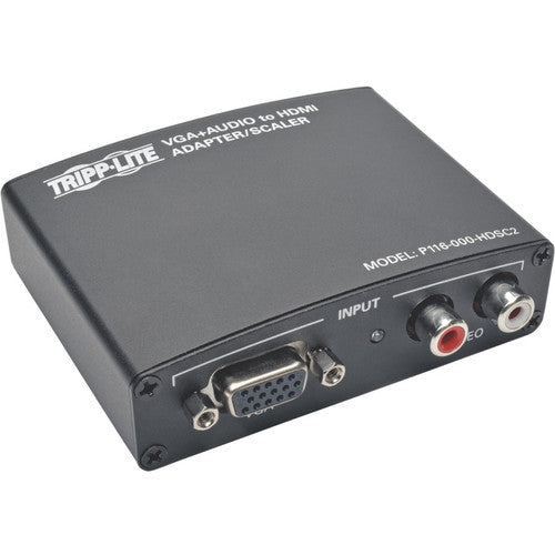 Adaptateur convertisseur composant VGA vers HDMI Tripp Lite avec audio stéréo RCA VGA vers HDMI 1080p P116-000-HDSC2