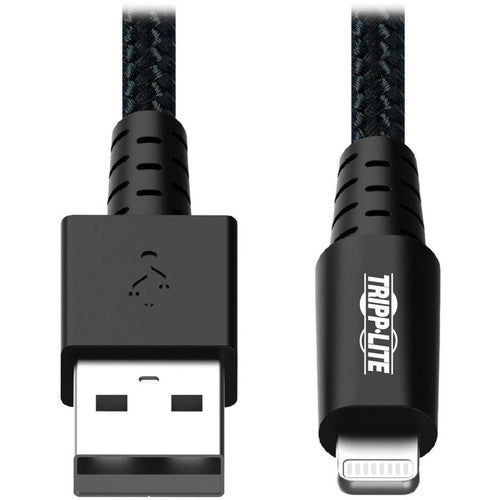 Câble USB-A vers Lightning robuste Tripp Lite par Eaton (M/M), gris, 1,8 m (6 pi) M100-006-GY-MAX