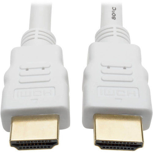 Câble HDMI 4K haute vitesse Tripp Lite par Eaton P568-010-WH (M/M), blanc, 10 pi P568-010-WH