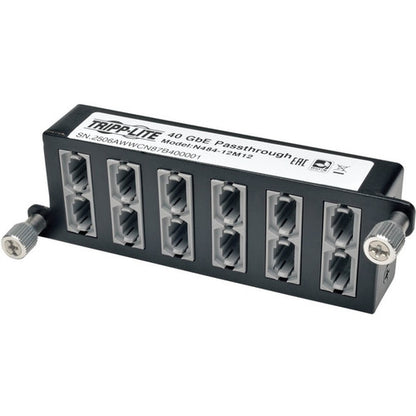 Tripp Lite 40Gb High Density Pass-Through Cassette 12 12-Fiber MTP/MPO N484-12M12
