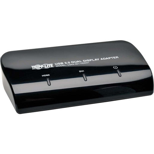 Adaptateur d'affichage vidéo double moniteur USB 3.0 vers DVI et HDMI Tripp Lite par Eaton U344-001-HDDVI