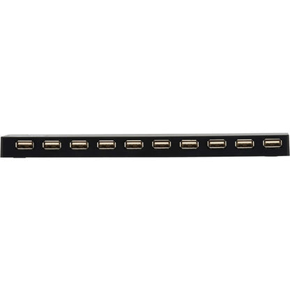 Hub USB 10 ports Tripp Lite par Eaton avec alimentation et adaptateurs de prise internationaux U223-010-INT