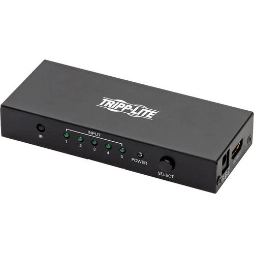 Commutateur HDMI 5 ports Tripp Lite by Eaton B119-005-UHD avec télécommande - 4K x 2K UHD à 60 Hz B119-005-UHD