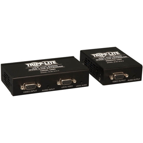 Kit d'extension VGA + audio sur Cat5 Tripp Lite par Eaton (émetteur + récepteur) B130-101A-2