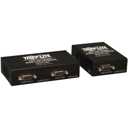 Kit d'extension VGA + audio sur Cat5 Tripp Lite par Eaton (émetteur + récepteur) B130-101A-2