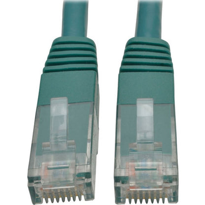 Câble de raccordement moulé Gigabit Cat6 Tripp Lite par Eaton (RJ45 M/M), vert, 10 pi N200-010-GN